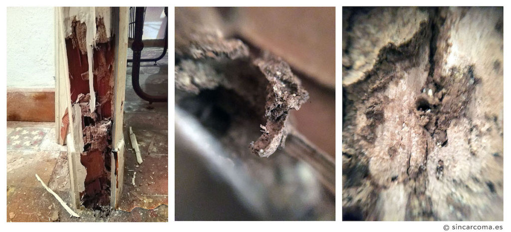 Daños en marcos de puertas